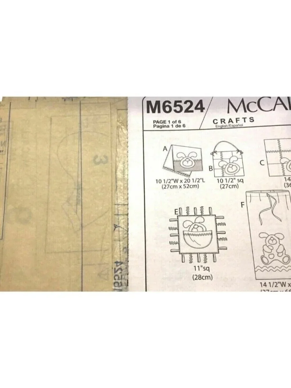 McCalls mccall m6524